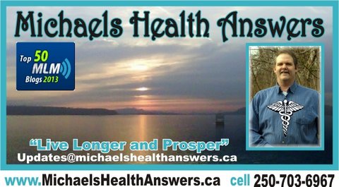 Call Michaels Health Answers dot ca BIZ Cards w/ Top Fifty Banner